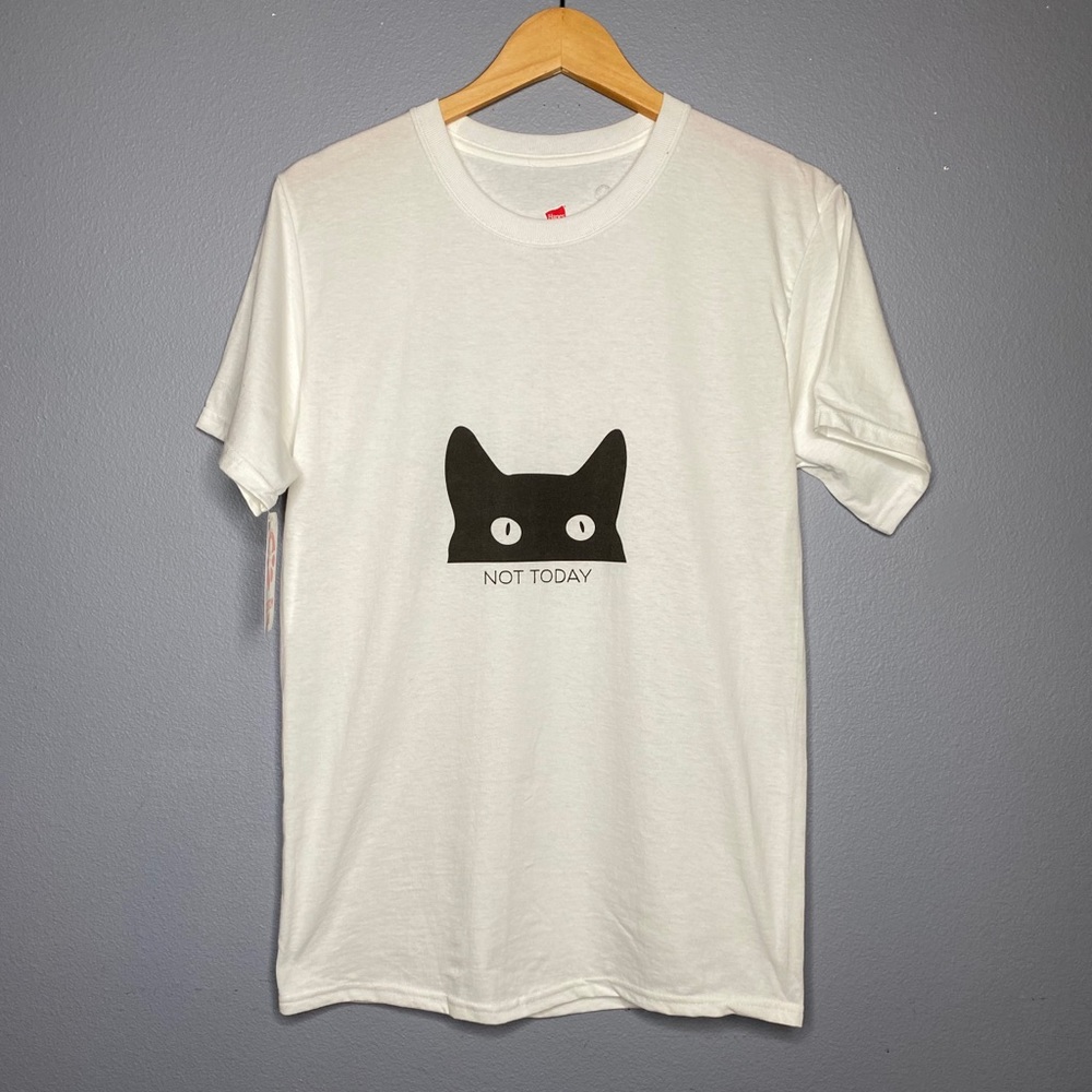 Not Today Black Cat Shirt - Picture 2 of 3